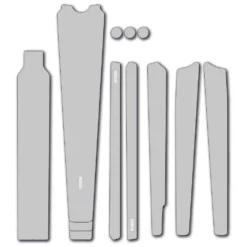 Dyedbro Adhesivos Protectores Cuadro Clear Gravel