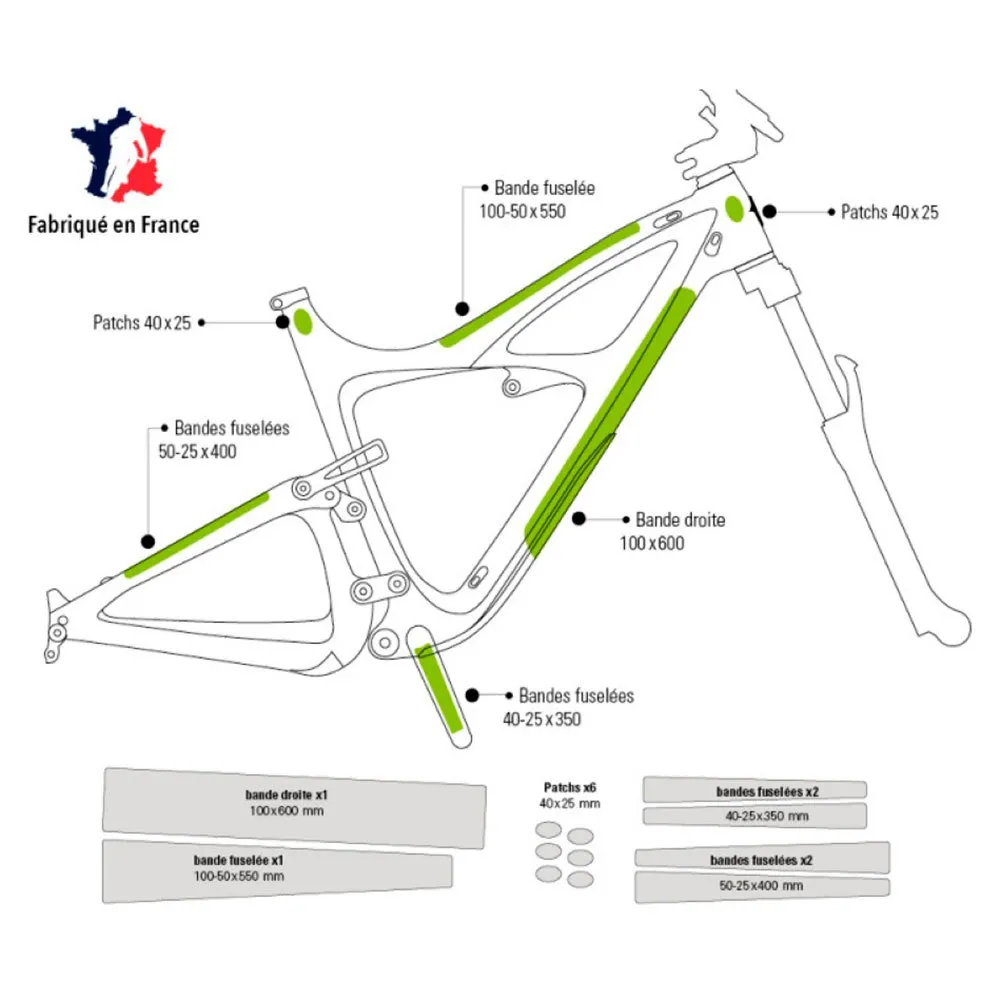 Kit Protector Cuadro CoatUp VBR 300 Microns 12 Piezas 1 Kit Protector Cuadro CoatUp VBR 300 Microns 12 Piezas